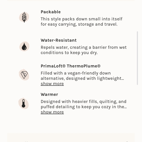 Free People Blush Pink Puffer Jacket - Picture 6 of 6